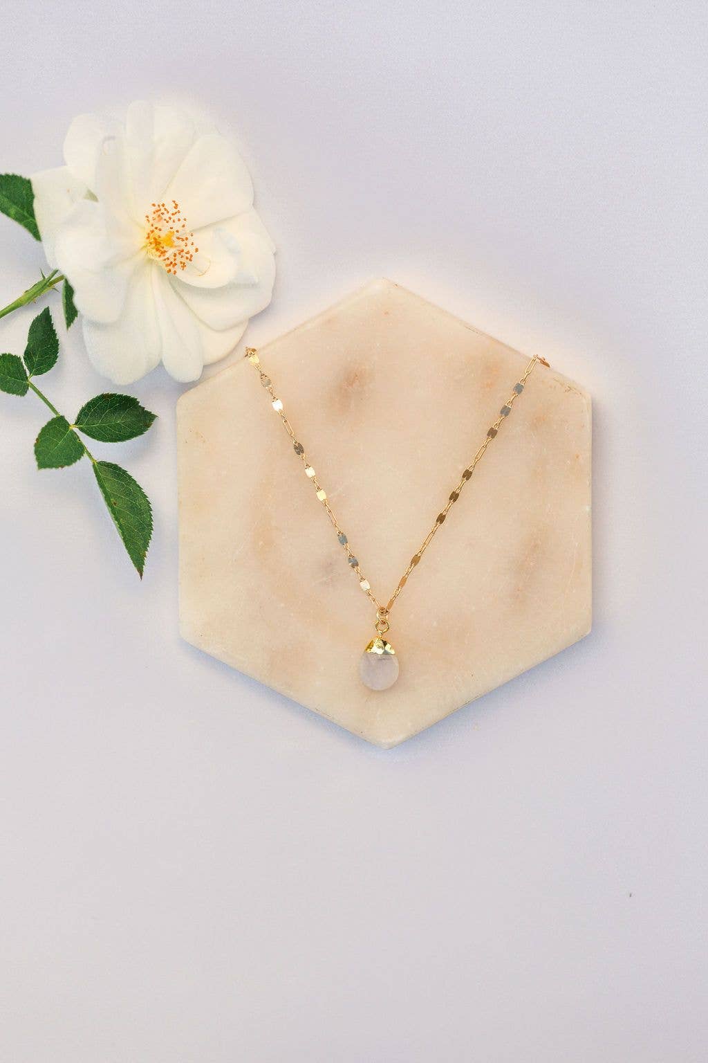 Teardrop Moonstone Pendant