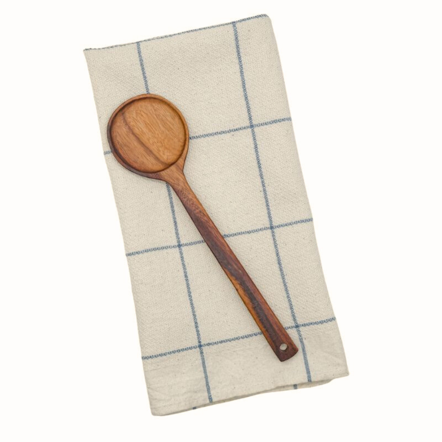 Upcycled Denim Stripe Kitchen Towels