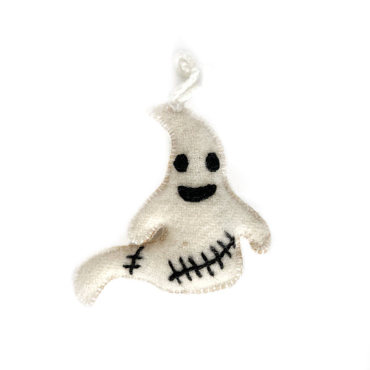 Ghost Wool Halloween Ornament