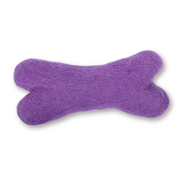 Eco Wool Colorful Dog Bones