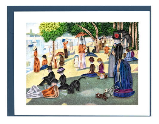 Artist Series - Quilled Sunday Afternoon, Seurat Card