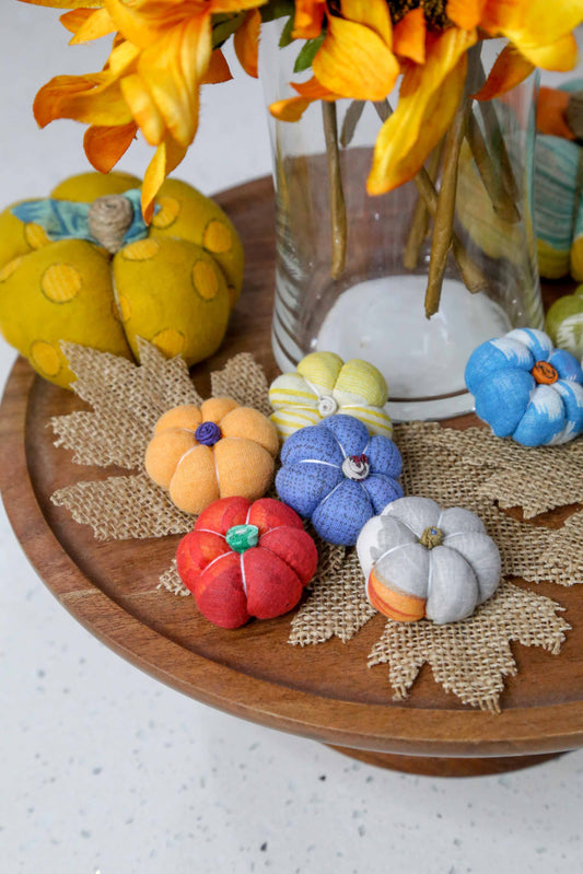 Mini Saree Pumpkins