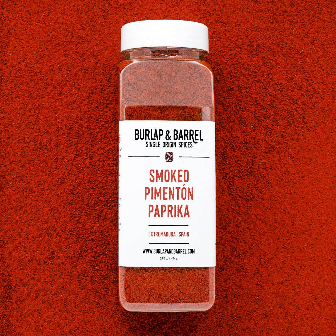 Smoked Pimenton Paprika - Single Origin Spice & Seasoning: 1.8 oz glass jar