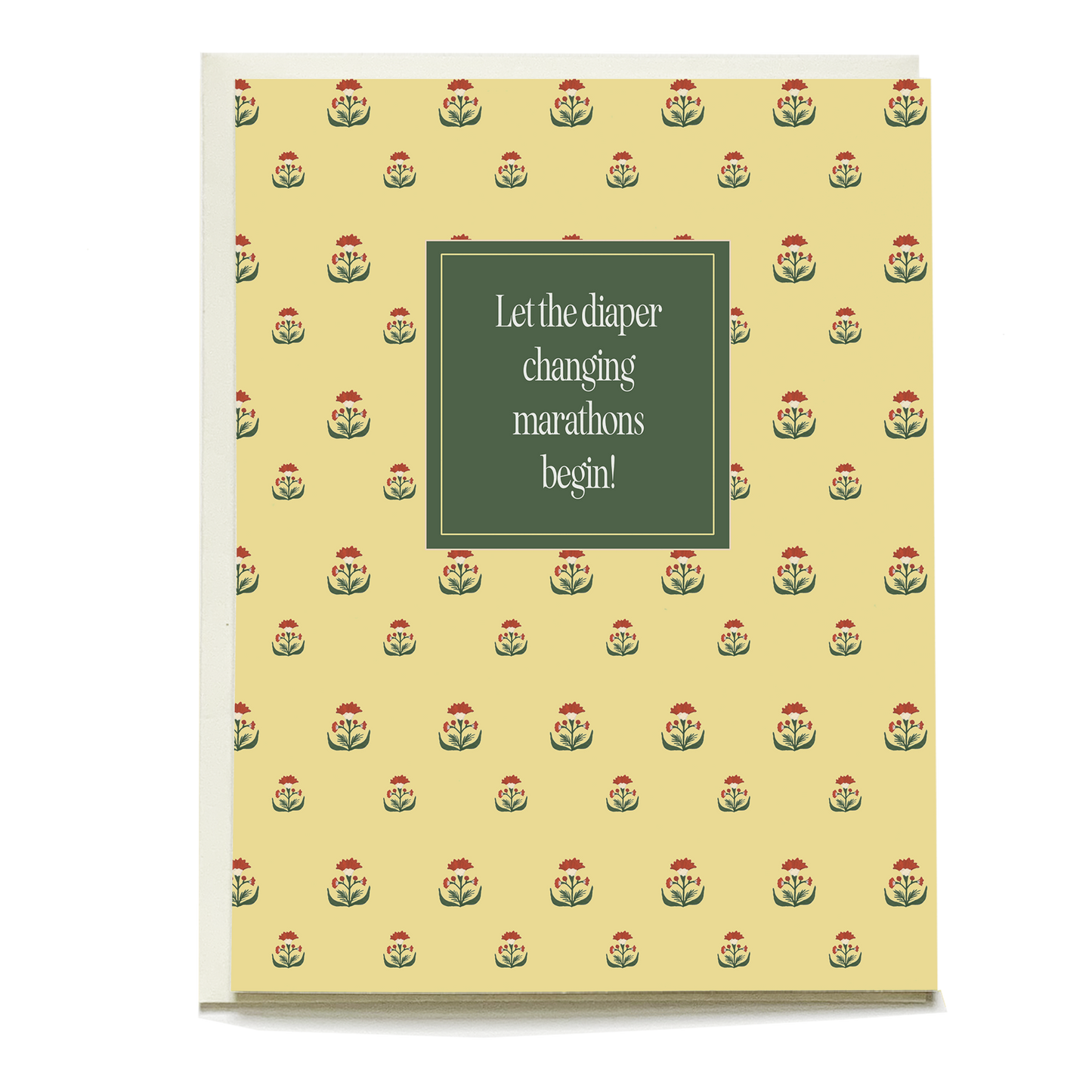 Emile Baby Greeting Card