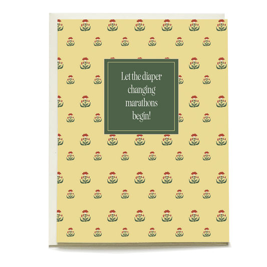 Emile Baby Greeting Card