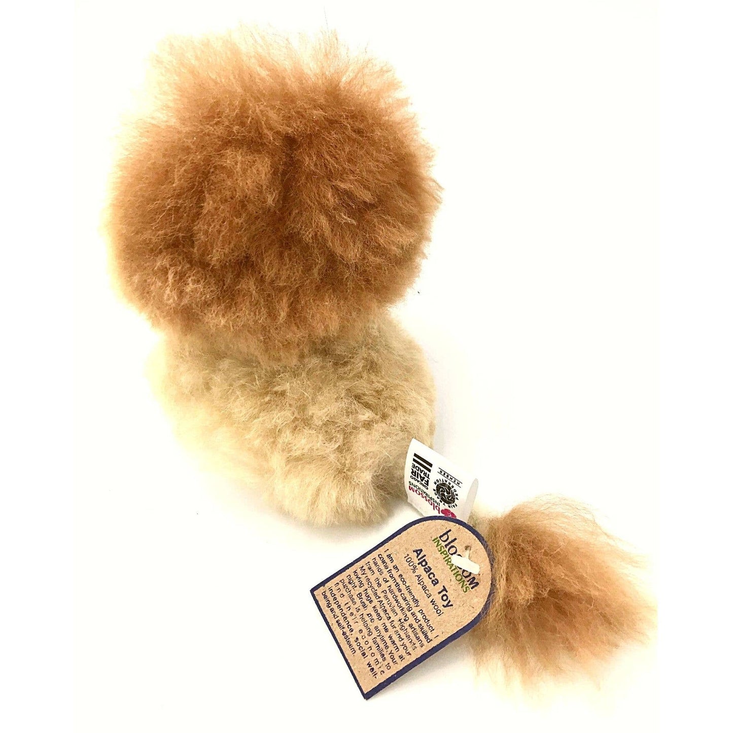 Alpaca Fur Lion Stuffed Animal