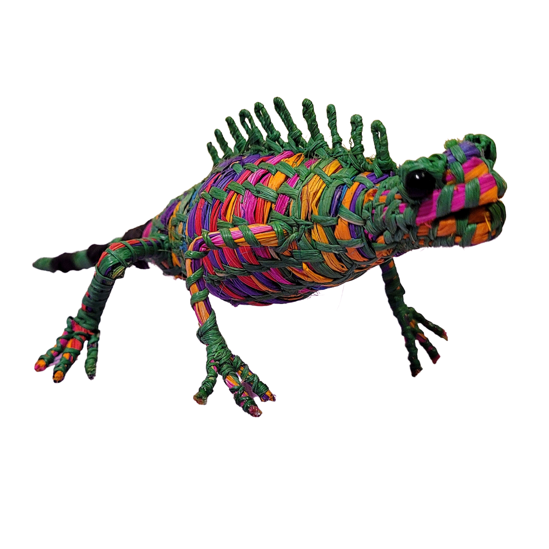 Iguana Woven Ornament