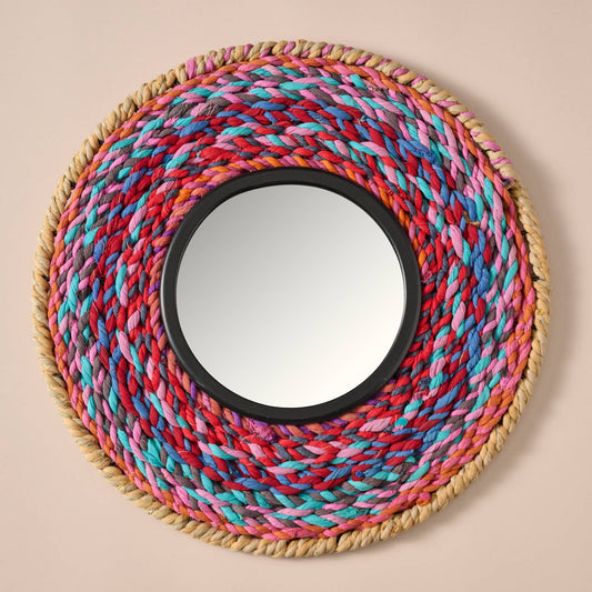 Choti Braided Recycled Sari Mirror