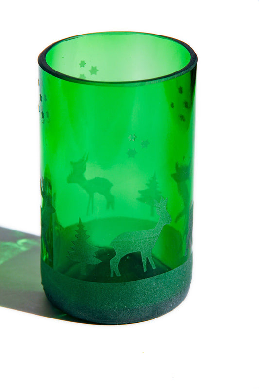 Upcycled Holiday Drinking Glasses