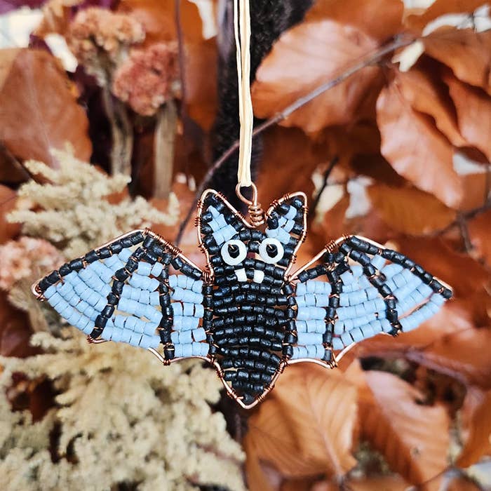 Beaded Bat Ornament