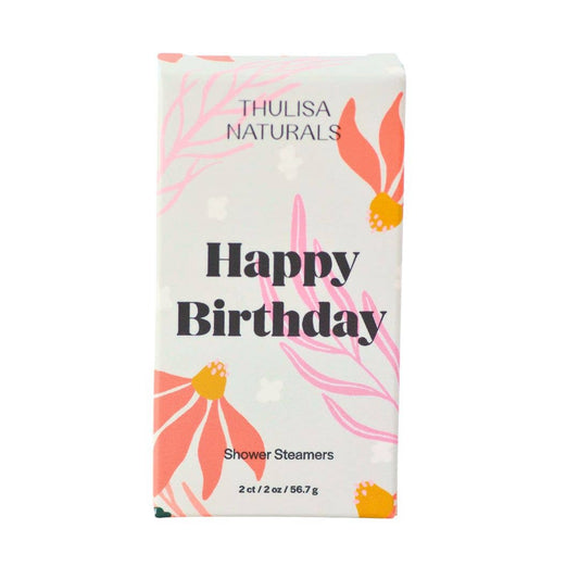 Shower steamers | Lavender geranium | 2 pack Happy Birthday