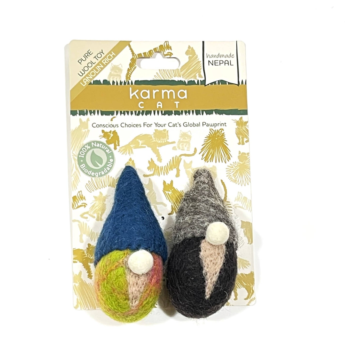 Gnome Cat Toy Set