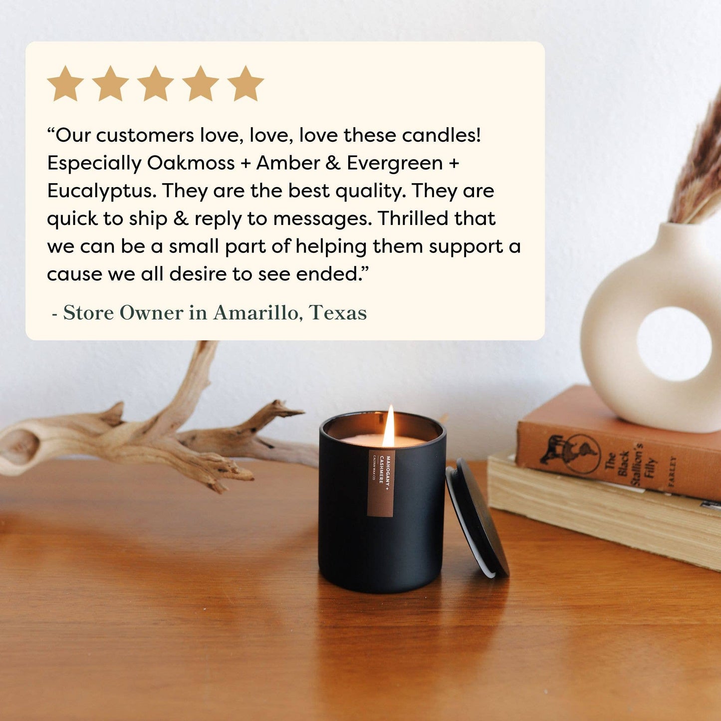 Passionfruit + Ginger - Matte Black Tumbler Soy Candle