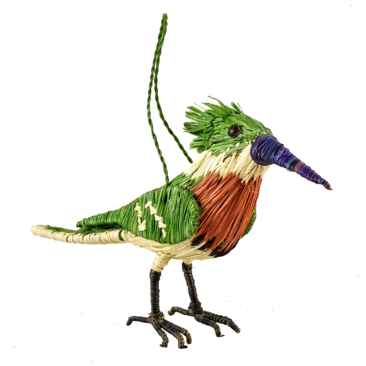 Kingfisher Woven Ornament