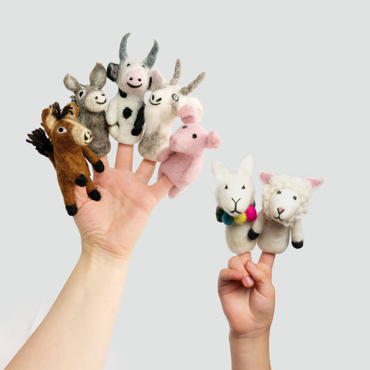 Barnyard Buddies Finger Puppets