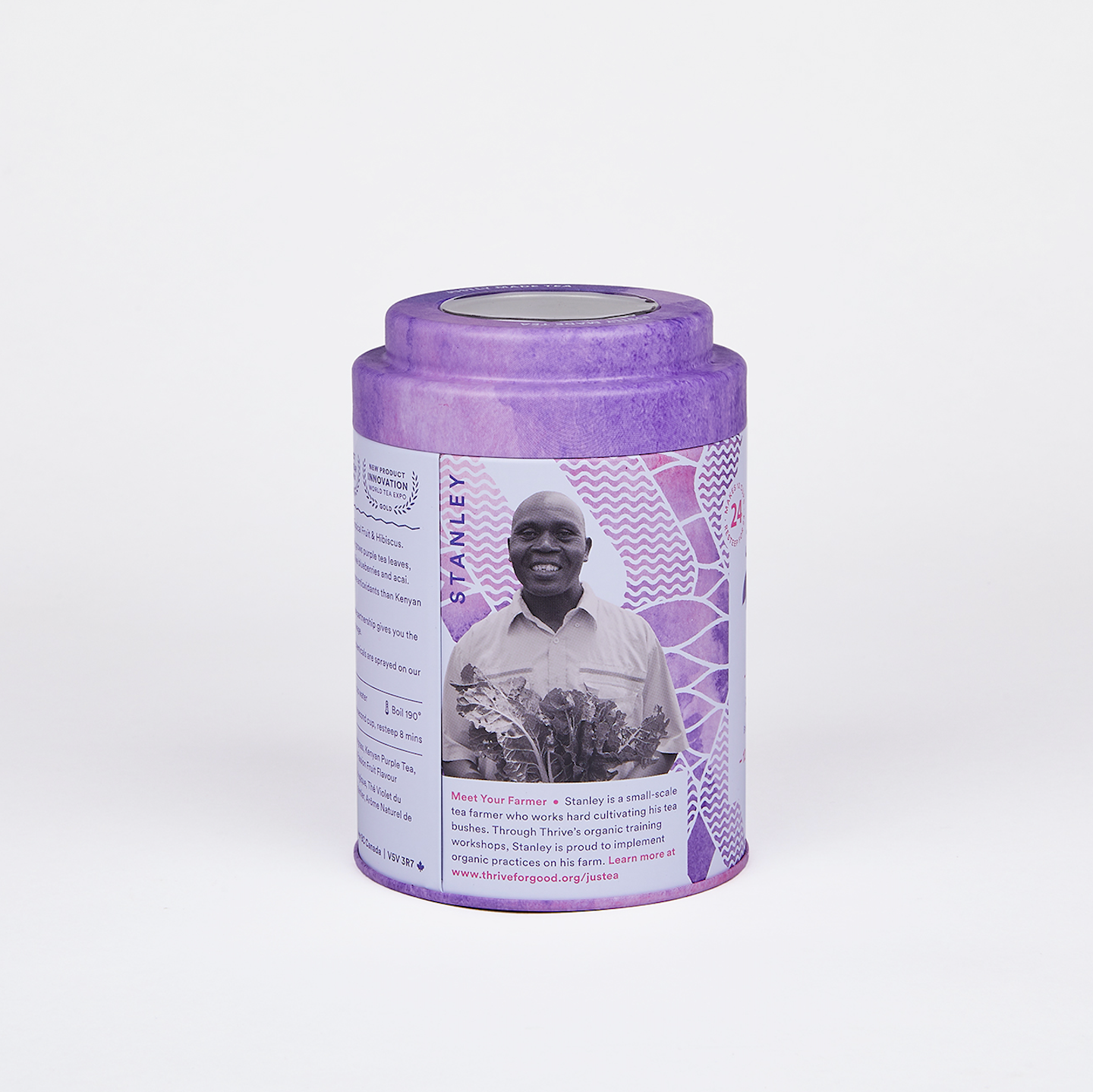 Purple Rain Tea Bag Tin