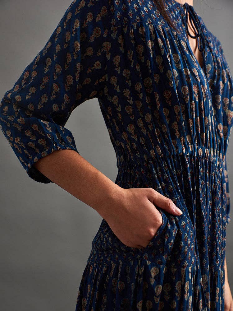 Adriana Midnight Floral Dress