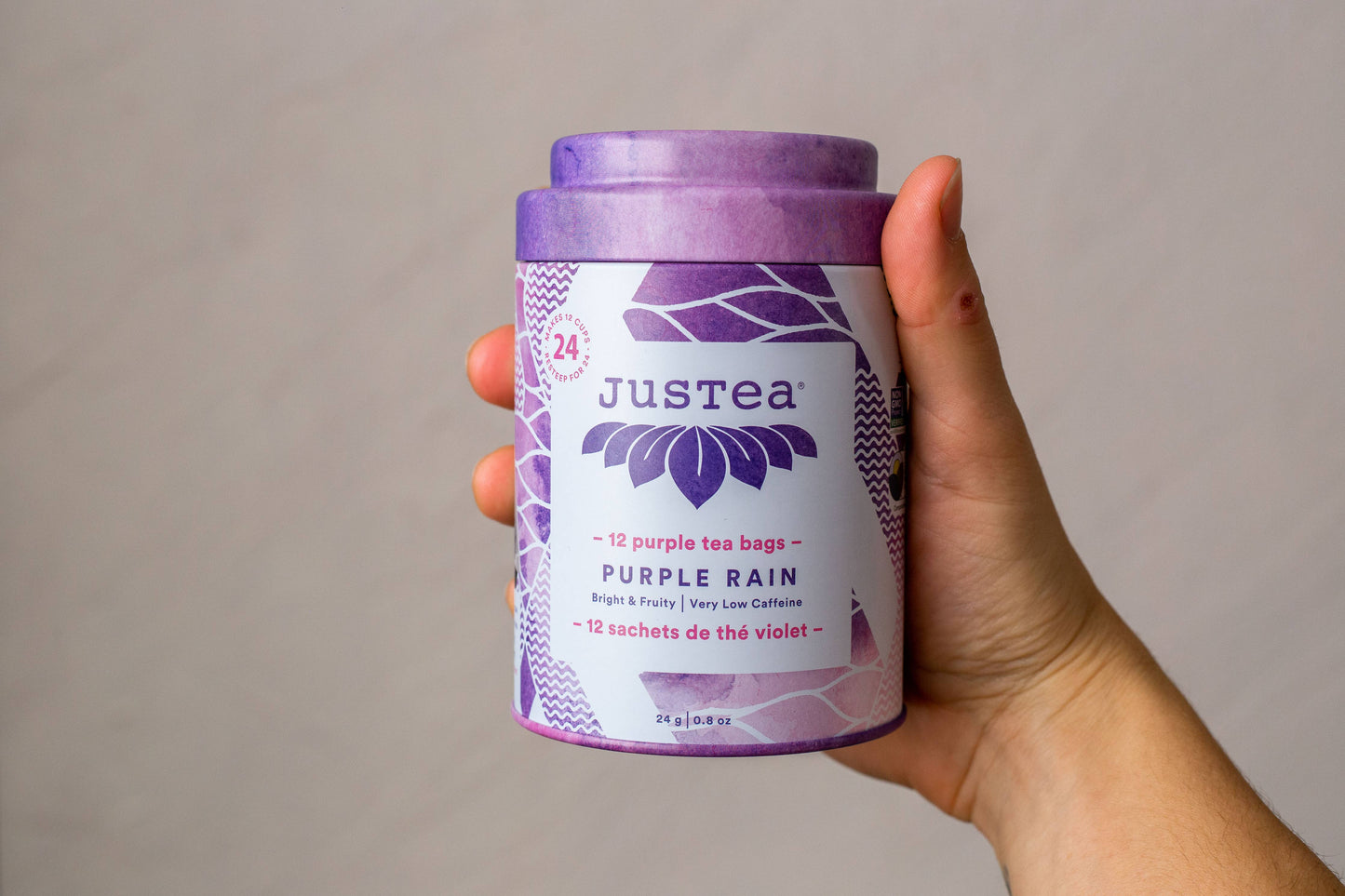 Purple Rain Tea Bag Tin