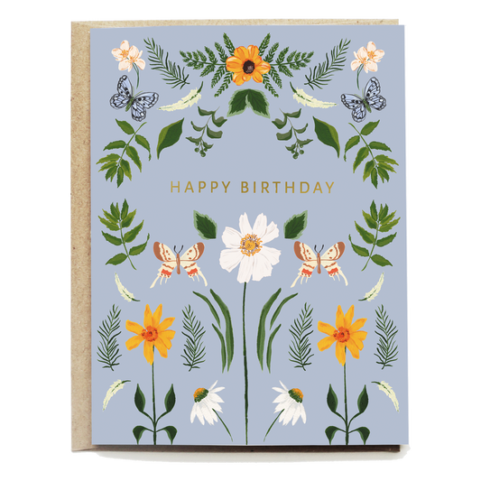 Springtime Birthday Greeting Card