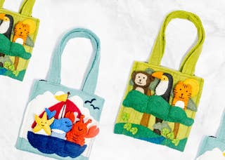 Rainforest Finger Puppet Bag