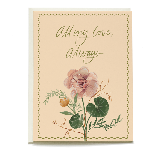 Nasturium Greeting Card