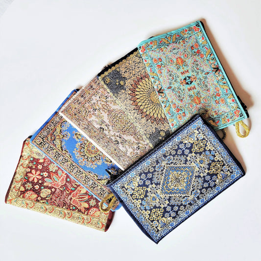 Turkish Rug Inspired Coin Purse