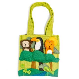 Rainforest Finger Puppet Bag