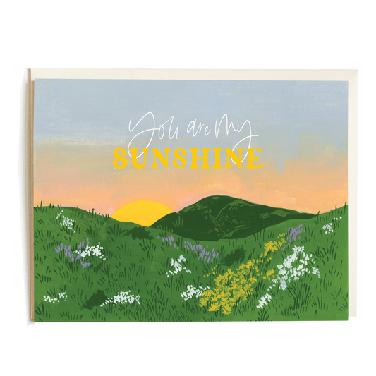 You Are My Sunshine Greeting Card