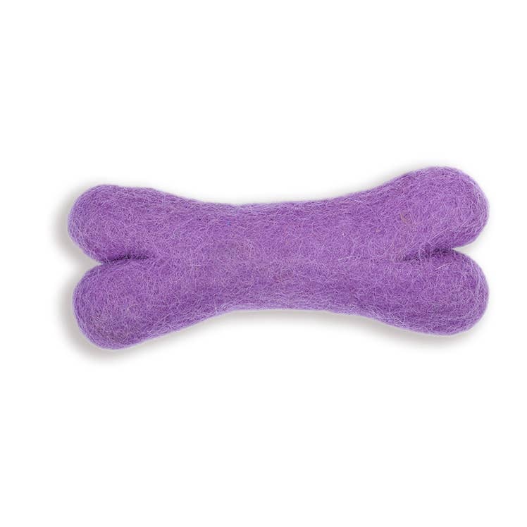Eco Wool Colorful Dog Bones