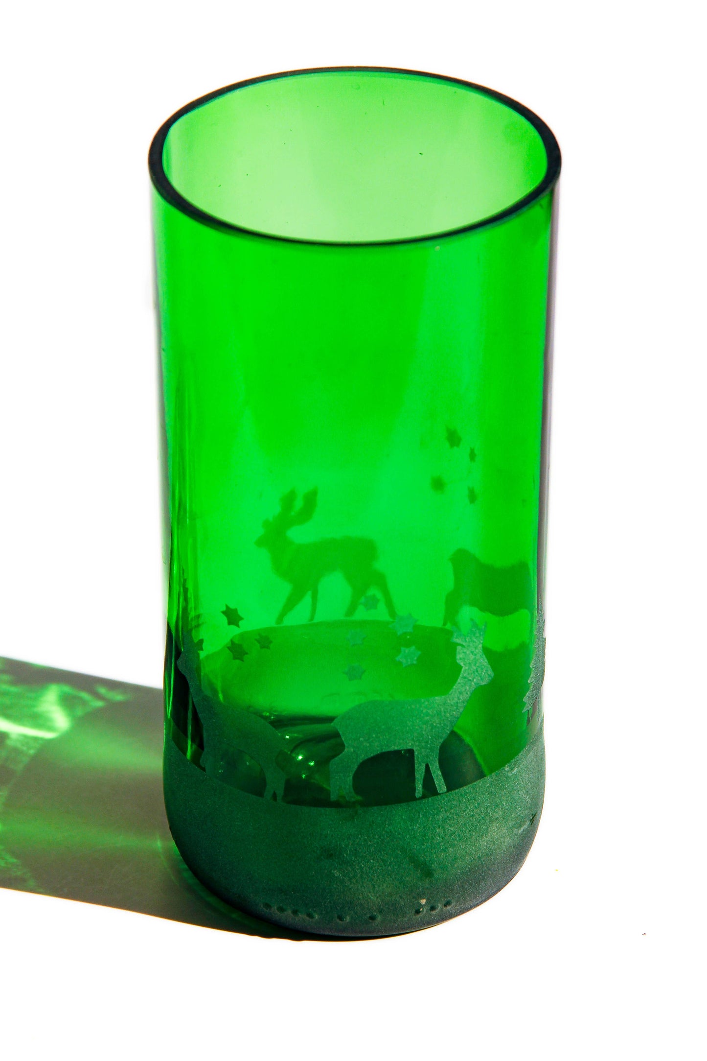 Upcycled Holiday Drinking Glasses