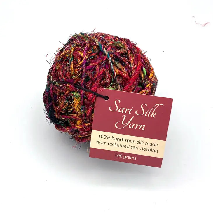 Up-cycled Silk Yarn Ball