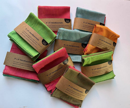 Bamboo Handwoven Handkerchief Set