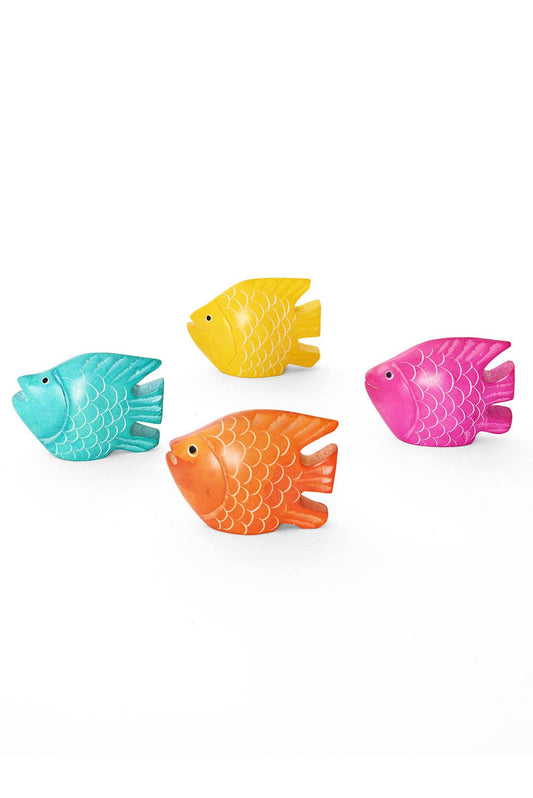 Colorful Soapstone Saltwater Fish