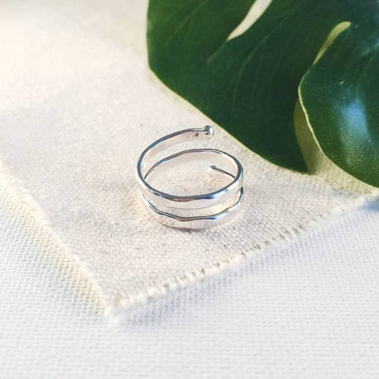 Silver Double Wrap Ring