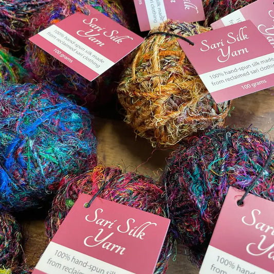 Up-cycled Silk Yarn Ball