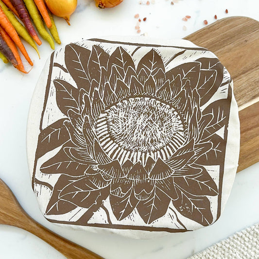 Protea Print Dish and Casserole Cover