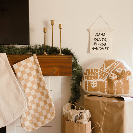 Dear Santa, Define Naughty Wall Sign