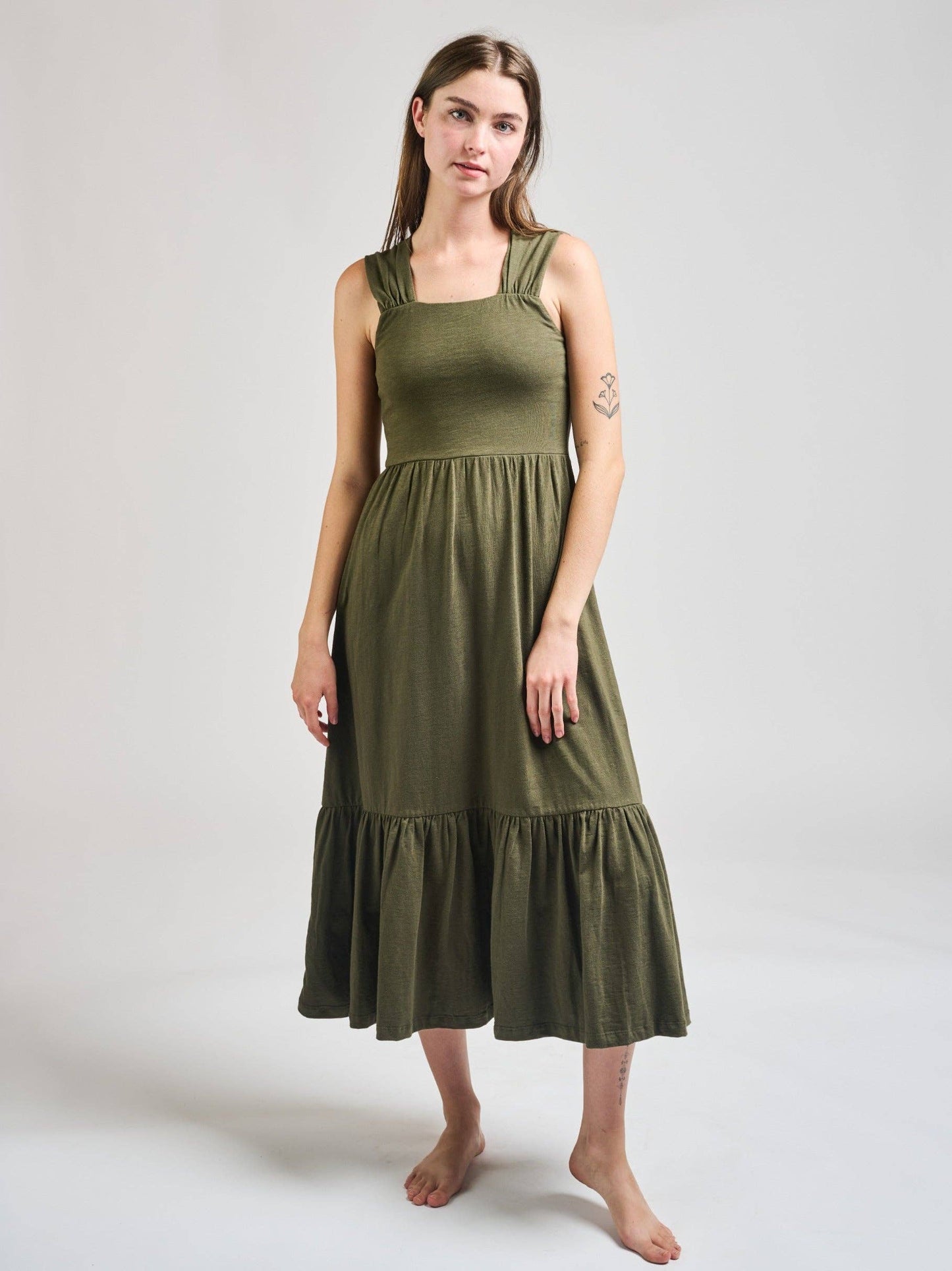 Opal Dress Olive