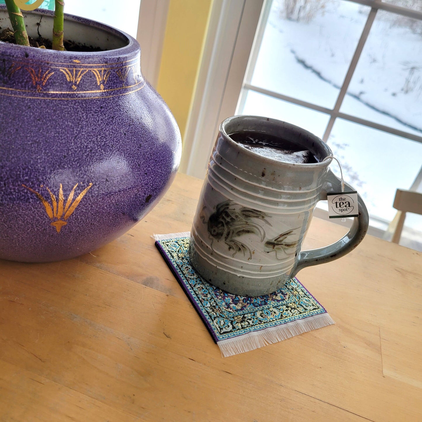 Turkish Rug Drink Coaster in Assorted Patterns