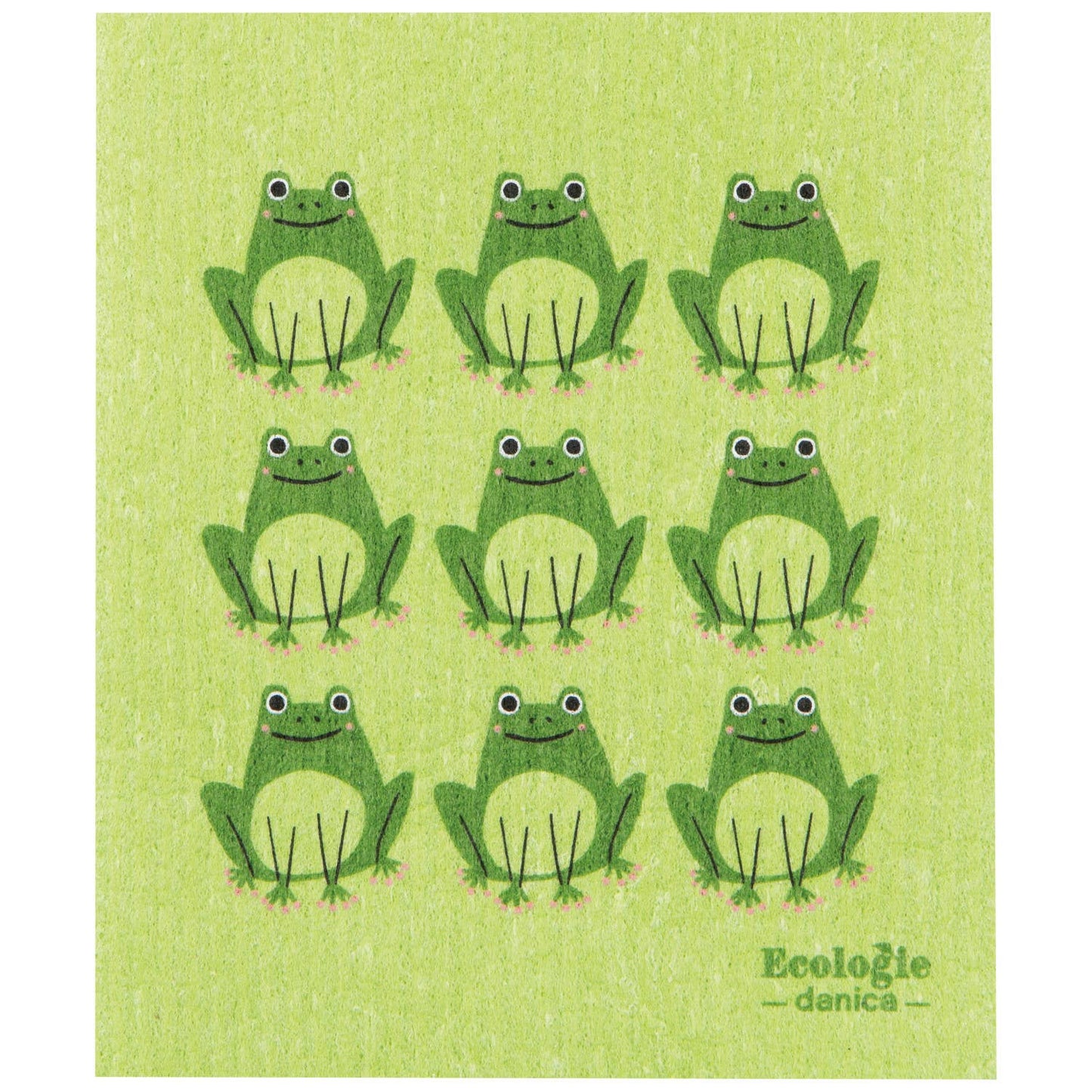 Ribbit Swedish Dishcloth