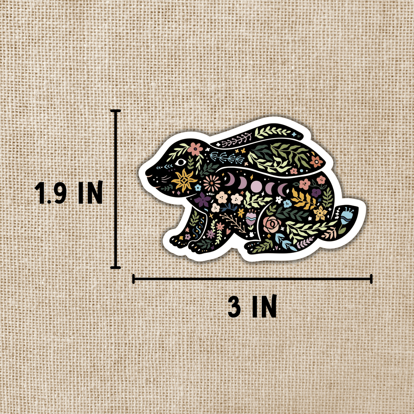 Magical Boho Rabbit Sticker