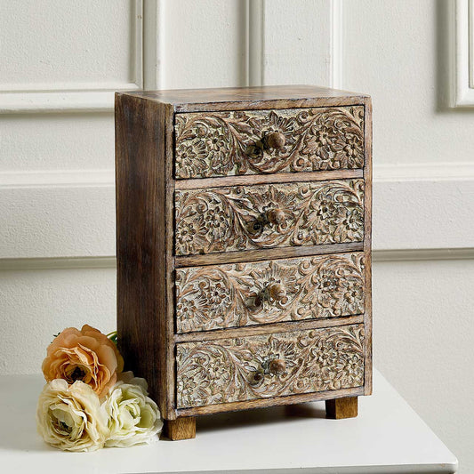 Tabletop Floral Chest