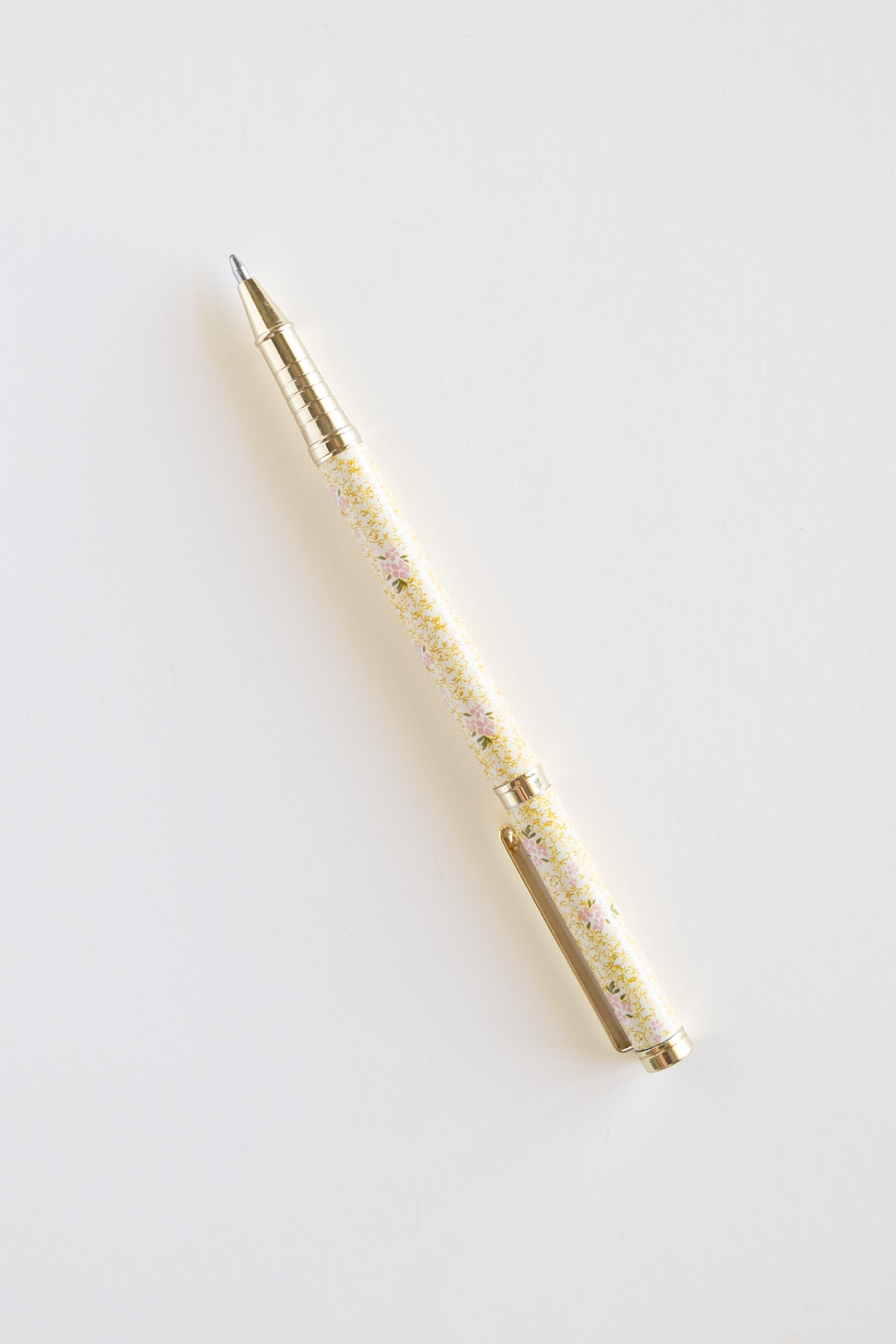 Floral Metal Ballpoint Refillable Pen