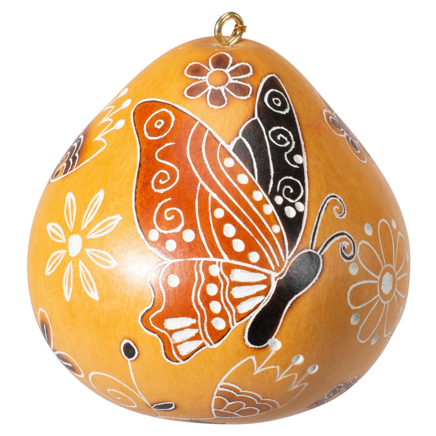 Butterfly Gourd Ornament