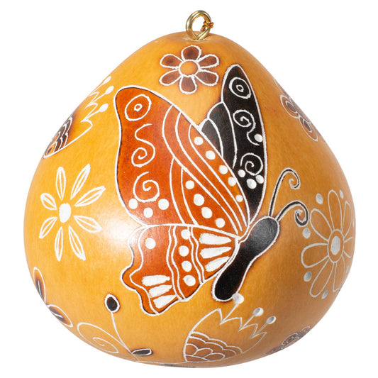 Butterfly Gourd Ornament