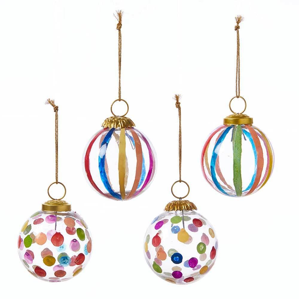 Jolly Glass Globe Ornament