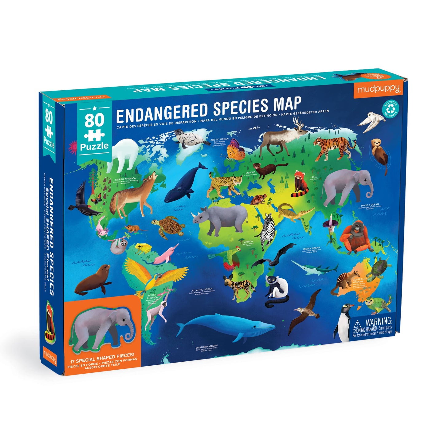 Endangered Species Around the World  Puzzle