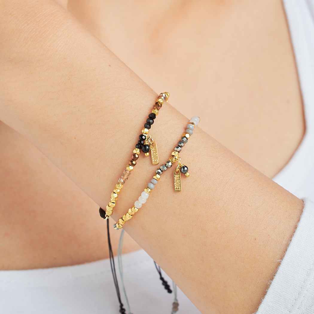 Cranberry Erin Sliding Knot Bracelet