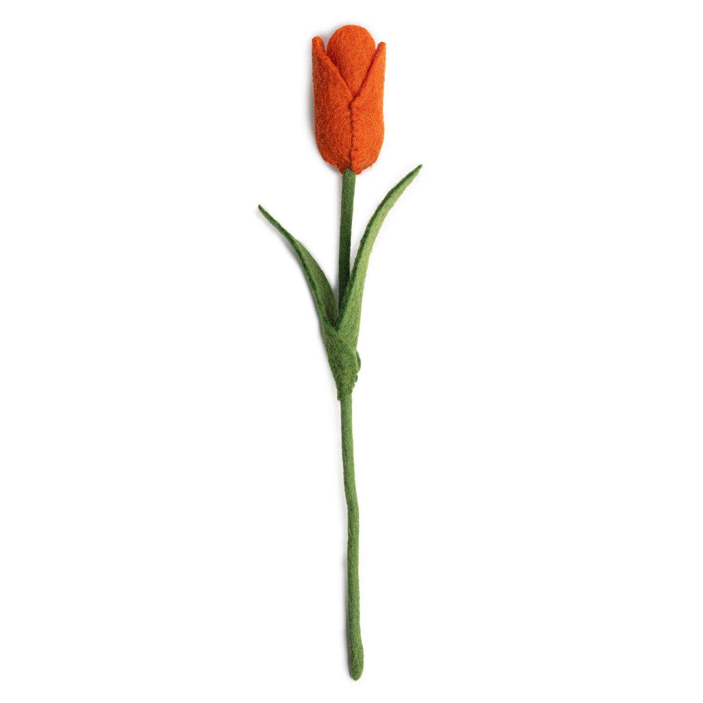Apricot Felt Tulip Flower
