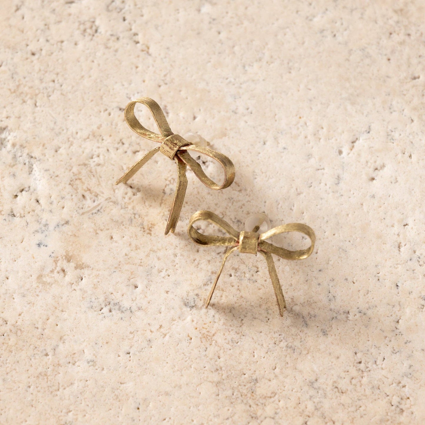Dorada Bronze Bow Earrings